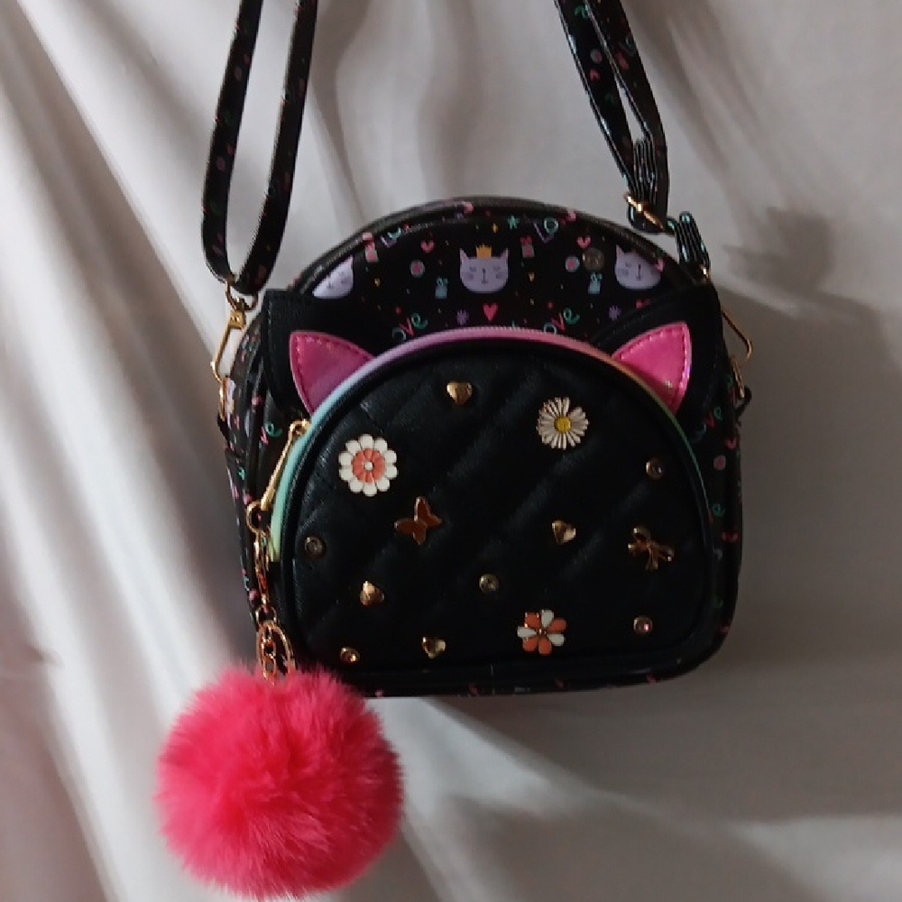 Under One Sky Black and Pink Kids Bag